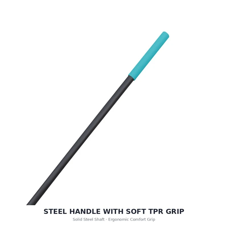 Steel Handle With Soft TPR Grip Steel Handle With Soft TPR Grip